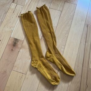 Over the calf/knee high socks